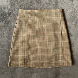 Plaid Mini Skirt